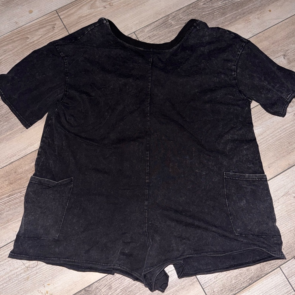 BiBi Charcoal Gray Romper XL